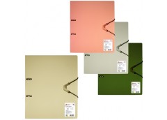 тека Optima O35440 з 2-ма кільцями + гумка, пласт. А4, фактура 