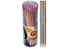 олівець чорнографітний Class Pastelic трикутний з гумкою в тубі  144С  (48/288/1...