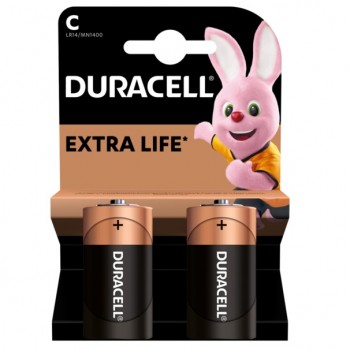 батарейка Duracell LR14  1x 2 бліст.  (2/20)