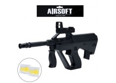 автомат 42см., пластикові кулі, в кул. 22х40х5см.  8911А  (36)