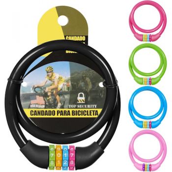 замок для велосипеда кодовий 60х6см.  VL36882  (200)