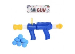 автомат помповий 37см., 10 м`яких кульок 2,5см., в кул. 19х44х4,5см.  971-6А  (4...