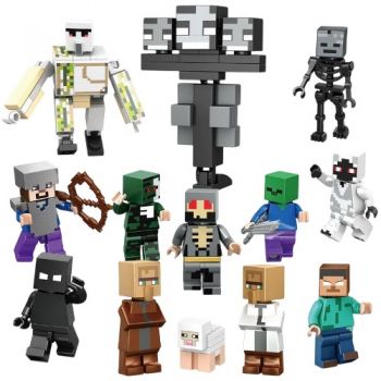 набір фігурок MC 5см. в кул. 23х17х3,5см.  XL04  (40/80)