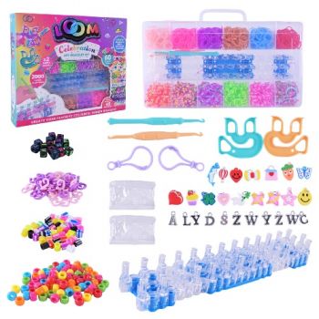 гумки для плетіння браслетів з інструментами та аксесуарами в кор. 30х30х5см.  16503  (30/60)