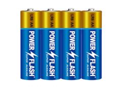 батарейка Power Flash Super Alkaline LR 6  1x4 в кор.  (40/800)