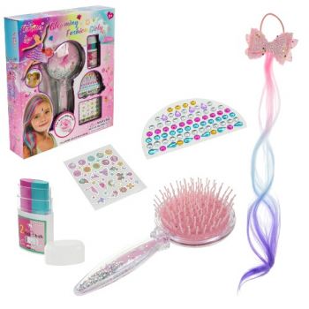 косметика гребінець, крейда для волосся, аксесуари, в кор. 25х5х28см.  Т039ВА  (6/24)