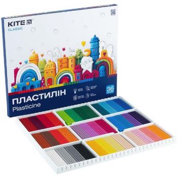 пластилін Kite Classic 36кол./720гр.  К-078  (7)