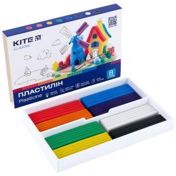 пластилін Kite Classic  8кол./160гр.  К-082  (30)