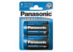 батарейка Panasonic R20 General 1x2 на бліст.  (24/120)