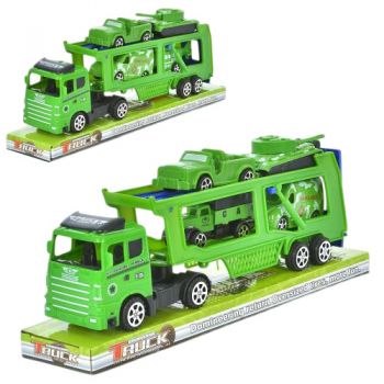 трейлер інерц. 29см., військова техніка 8см. 4шт., в слюді 32х7х13см.  MR895-7-8  (60)