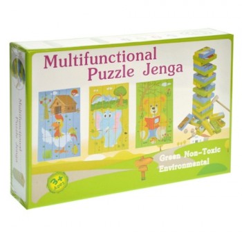 дерев`яна джанга-пазл Multifunctional Puzzle Jenga Strateg  30980  (21)