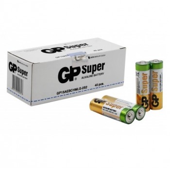 батарейка GP LR 6 Super  1x2 в кор. (40/200/1000)