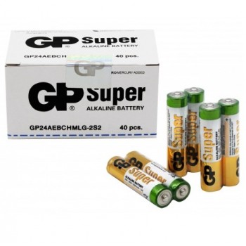 батарейка GP LR 03 Super 1x2 в кор. (40/200/1000)