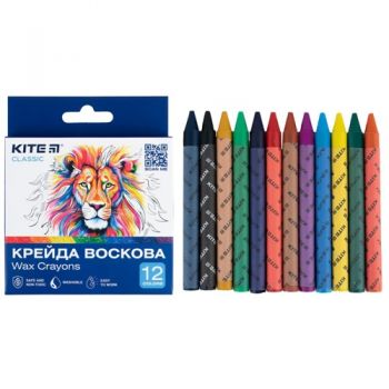 крейда воскова Kite Classic 12кол.  К-070  (24/288)