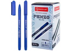 ручка Radius Penzo Jumbo кульк. масл. синя 0,5мм., довжина письма 6000м.  (50/50...