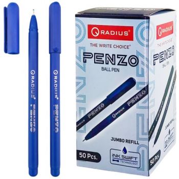 ручка Radius Penzo Jumbo кульк. масл. синя 0,5мм., довжина письма 6000м.  (50/500/2000)