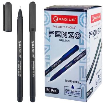 ручка Radius Penzo Jumbo кульк. масл. чорна 0,5мм., довжина письма 6000м.  (50/500/2000)