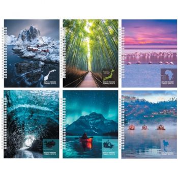 зошит на спіралі Optima 