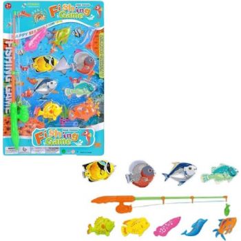 риболовля вудка, 8 рибок, на бліст. 49х32см.  272-504А  (51/102)