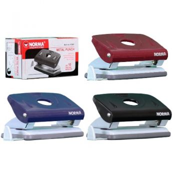 діркопробивач Norma металевий, до 10арк., 8см., з лінійкою  4344  (12)