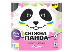 папір туалетний Сніжна панда Aroma Pinky Bloom двошаровий  4шт./уп., ціна за упа...
