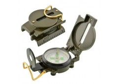 компас туристичний з лінійкою та лінзою, удароміцний корпус  DC-45-2В