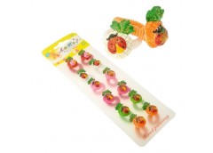 гумка для волосся дитяча сонечко на ананасі  SZ 59 (000753)  (12/144)