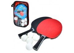 ракетка 2шт. 25см., EVA + гума, 5 кульок 40мм., в чохлі 17х27х4см.  MS 4594  (25...