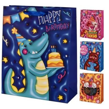 пакет подар. паперовий 26х32х10,5см. 