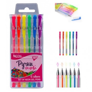 набір гел. ручок YES 