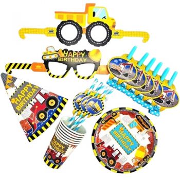 набір святковий Pelican Happy Birthday Тракторець 36 предм.  871305  (1/50)