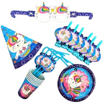 набір святковий Pelican Happy Birthday Котик 36 предм.  871307  (1/50)