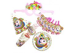 набір святковий Pelican Happy Birthday Єдиноріг 36 предм.  871321  (1/50)