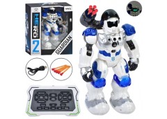 робот р/к 31см., акум., їздить, танцює, муз., св., стріляє, USB-зар., в кор. 32х...