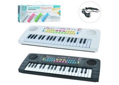 синтезатор 37 клавіш, мікрофон, запис, демо, на бат. або USB, в кор. 42х16х5см. ...