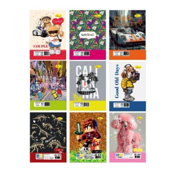 блокнот на спір. Апельсин А6/40арк. карт. лакована обкл. (верхня спіраль)  АП-1710  (20)