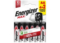 батарейка Energizer Max LR 6  4+2 бліст.  (6/72)