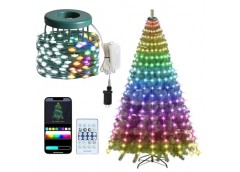 електрогірлянда Smart пучок 384 LED, 16 ліній, USB, пульт д/к, керування смартфо...