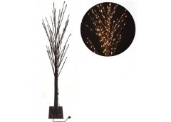 дерево 150см., 225 LED, коричневий стовбур, теплий білий колір  1891-07