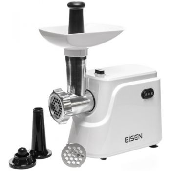 м`ясорубка електрична Eisen 1600W, 1,9кг./хв., з насадками для ковбас  EMG-061W