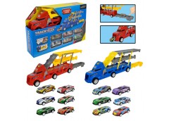 трейлер інерц. 35х7х12см., 6 машинок, в кор. 35х23х7,5см.  JS038-13B  (30/60)