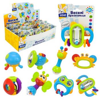 брязкальце від 6 до 16см., 24шт. в диспл. 43,5х24х14см.  PL-724-84  (24/240)