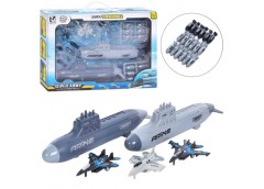 набір з транспортом морський флот 7 предм., снаряди, в кор. 41,5х28х7см.  Т074А ...