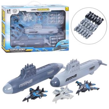 набір з транспортом морський флот 7 предм., снаряди, в кор. 41,5х28х7см.  Т074А  (18)