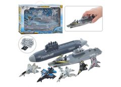 набір з транспортом морський флот 8 предм., снаряди, в кор. 41,5х28х7см.  Т074В ...