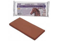 глина самозастигаюча Zibi CLASSIC теракотова 500гр.  ZB.6292  (1/12)