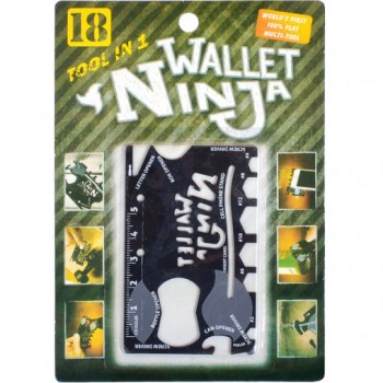 мульти-кредитка (нож-ключ) Wallet Ninja 