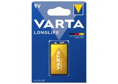 батарейка Varta LongLife LR6F22 крона 1шт. на бліст.  (10/50)