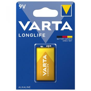 батарейка Varta LongLife LR6F22 крона 1шт. на бліст.  (10/50)