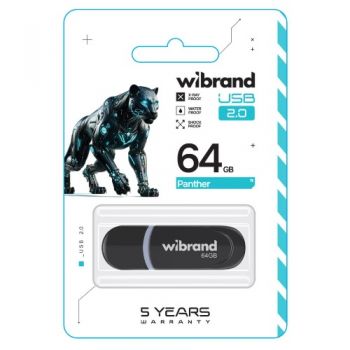 флеш-карта Wibrand Panther  64Gb  WI2.0/PA64P2B